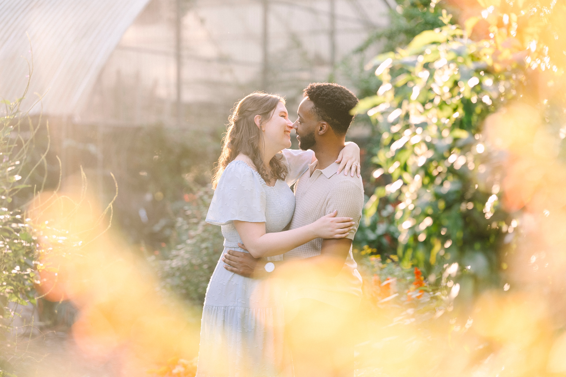 Mead Botanical Garden Engagement Photographer