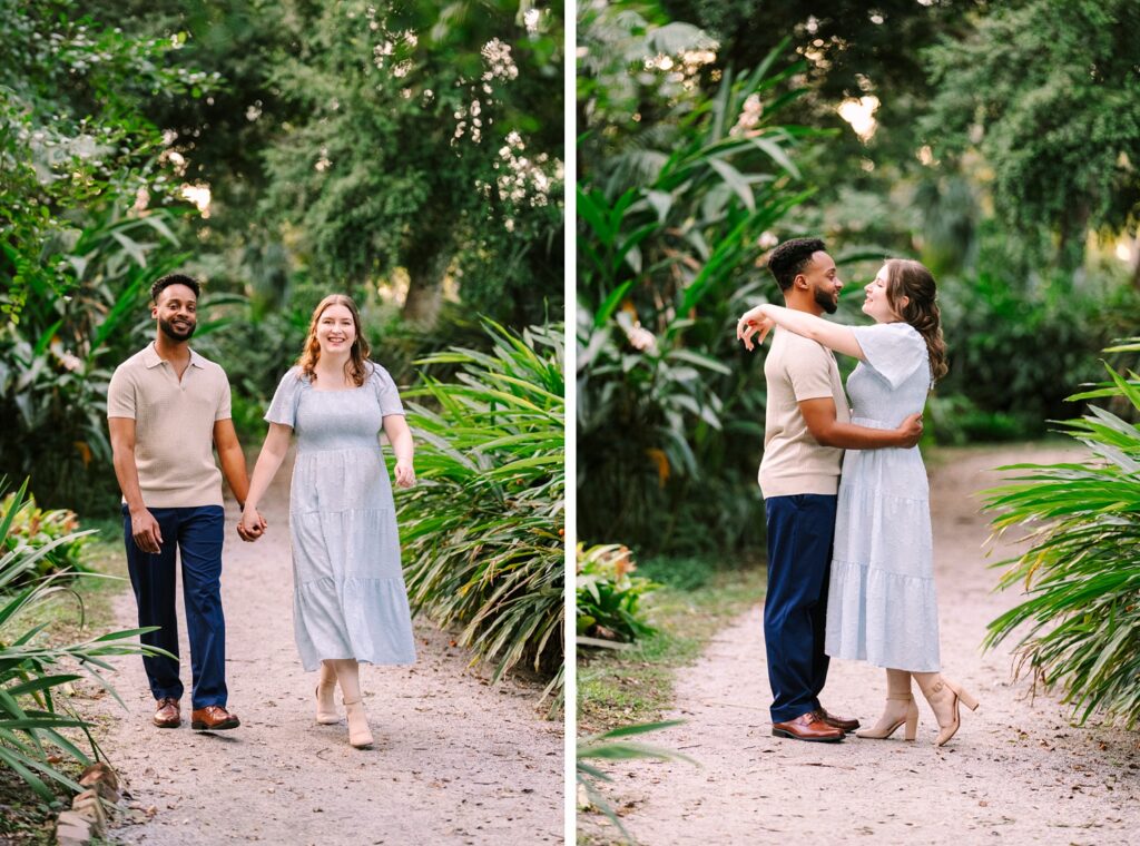 Mead Botanical Garden Engagement Photographer