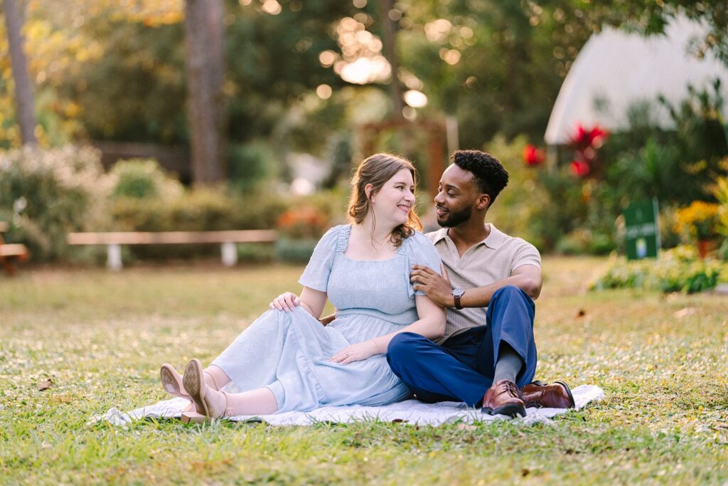 Mead Botanical Garden Engagement Photographer