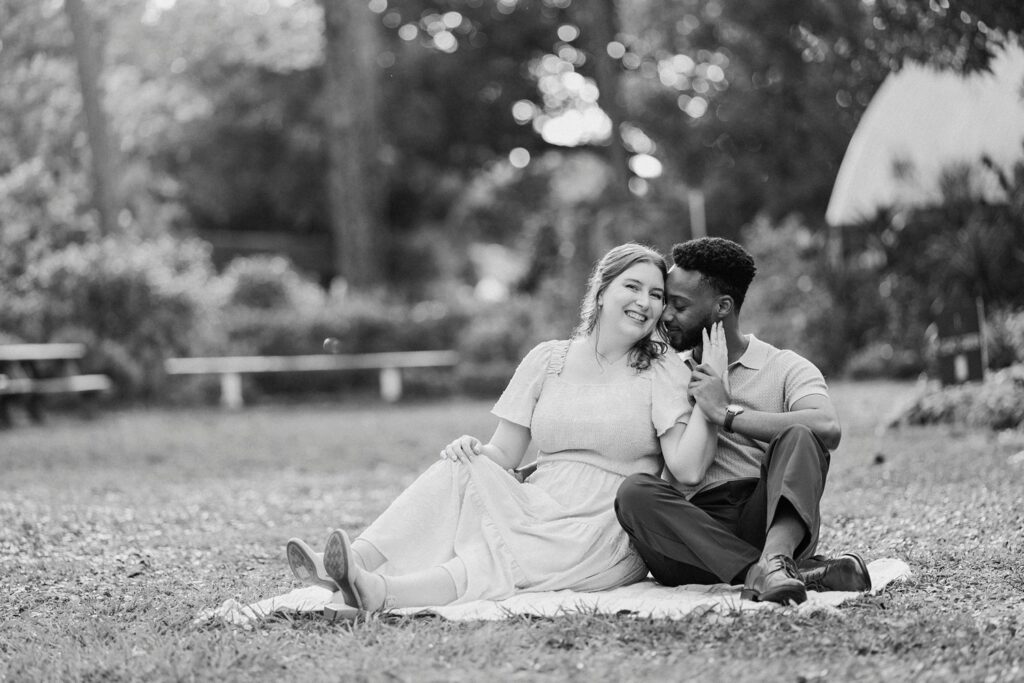 Mead Botanical Garden Engagement Photographer