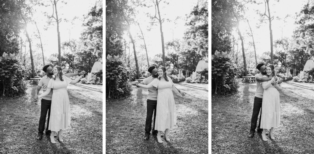 Mead Botanical Garden Engagement Photographer