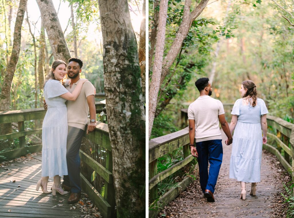 Mead Botanical Garden Engagement Photographer