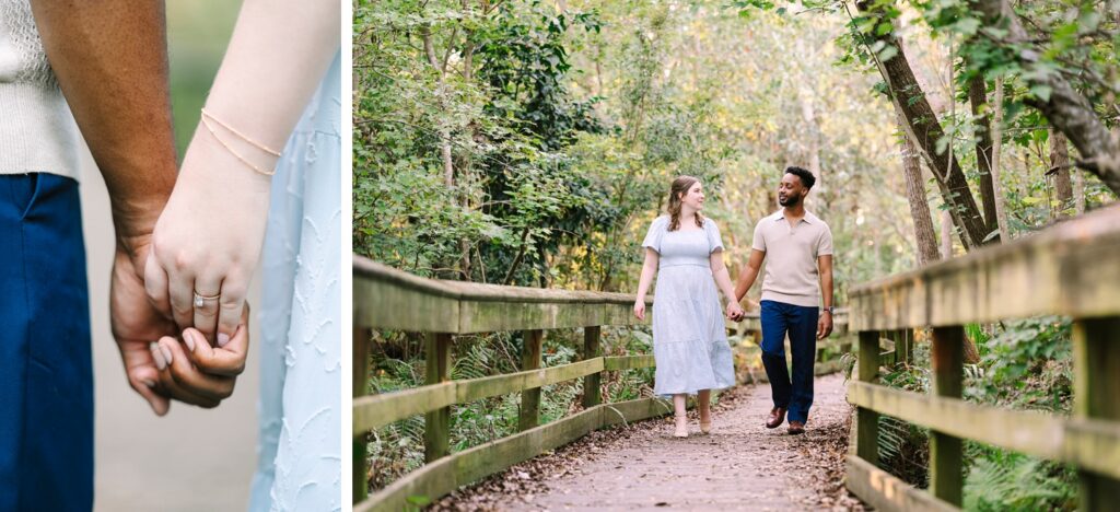 Mead Botanical Garden Engagement Photographer