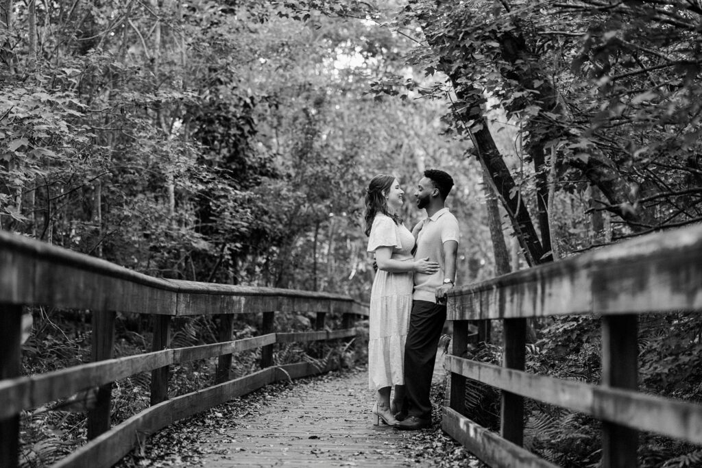 Mead Botanical Garden Engagement Photographer