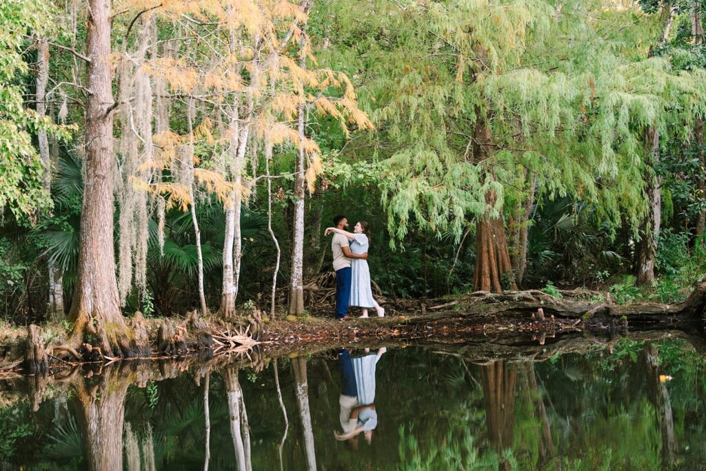 Mead Botanical Garden Engagement Photographer